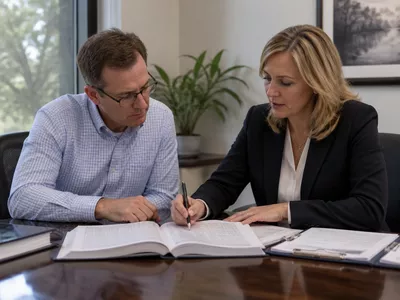 Client and accountant discussing tax planning