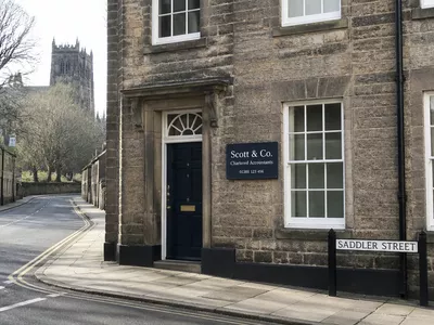 Exterior of the accountancy practice in Durham