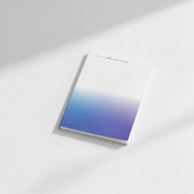 Digital guide or eBook mockup